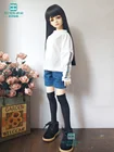Одежда для куклы 13 BJD SD13 SD14, модная Кукла с капюшоном, свитшот, повседневная одежда + джинсовые шорты