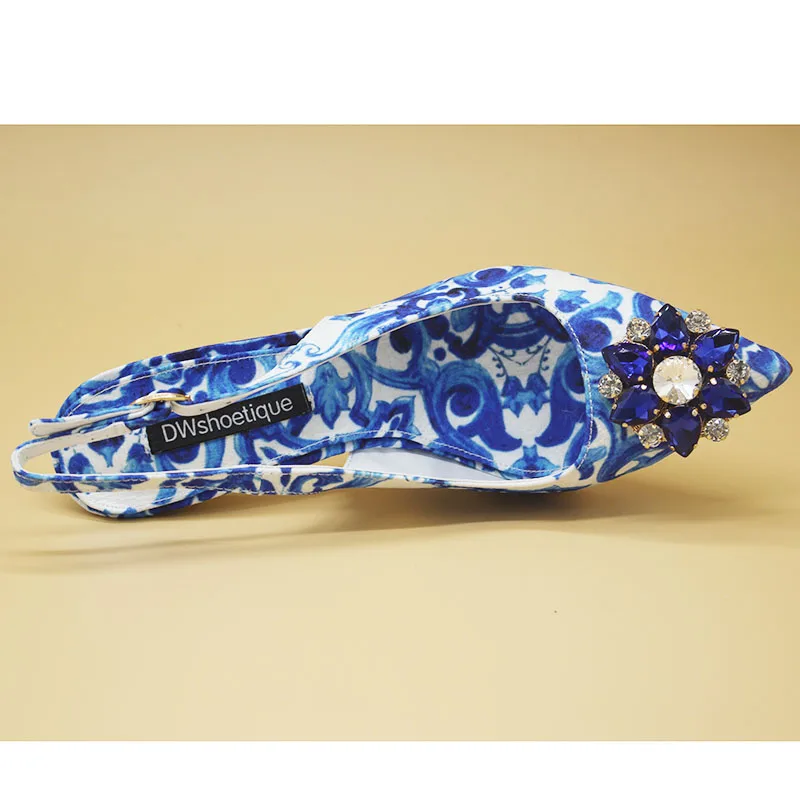 Модные весенние женские туфли-лодочки со стразами вечерние туфли на тонком