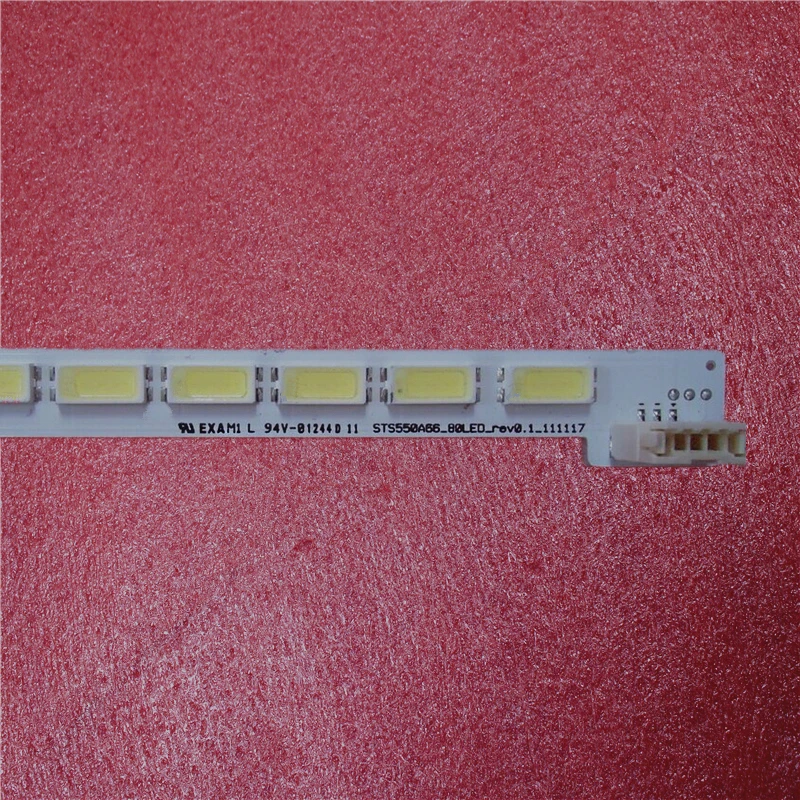 

New 1 PCS 80 LEDs 676mm LED55X5000DE LTA550HQ22 550HQ20 HQ16 LED strip LJ64-03515A STS550A66_80LED_rev0.1_111117