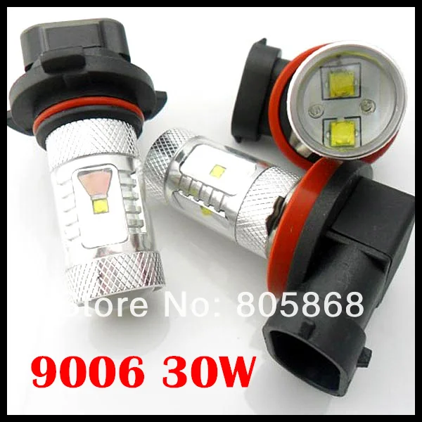Hb4 9006 led 30 Вт cree ЧИПАМИ светодиодные лампы для автомобильных светодиод высокой