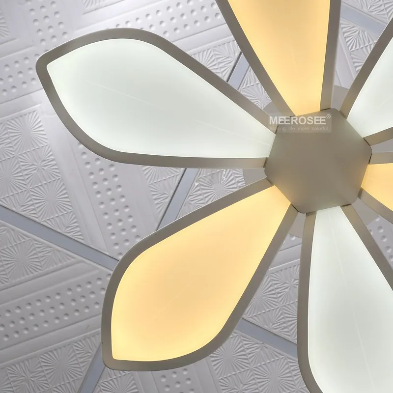 New Design LED Chandelier Light Flower Shape Acrylic Lamp For Living Room Dining Modern lamparas de techo | Лампы и освещение