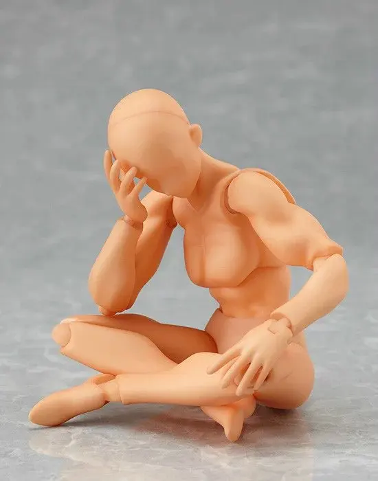 Горячая DIY цифры человек женской кожи Цвет Рисунок Аниме рис Figma архетип кукла 13