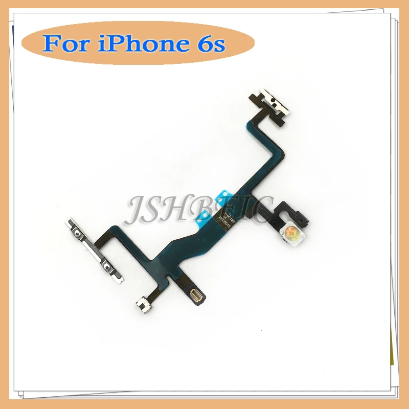 Мощность на Off гибкий кабель для iPhone 6 S 4 7 &quotобъем Button Тихая Переключатель ленты с
