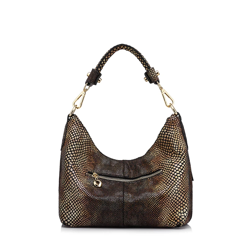Женская сумка через плечо из натуральной кожи с кисточкой REALER|genuine leather shoulder bag|bag