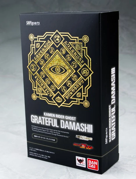 Оригинальный BANDAI Tamashii нациями S.H. Figuarts/SHF эксклюзивная фигурка Kamen Rider Ghost Grateful Damashi