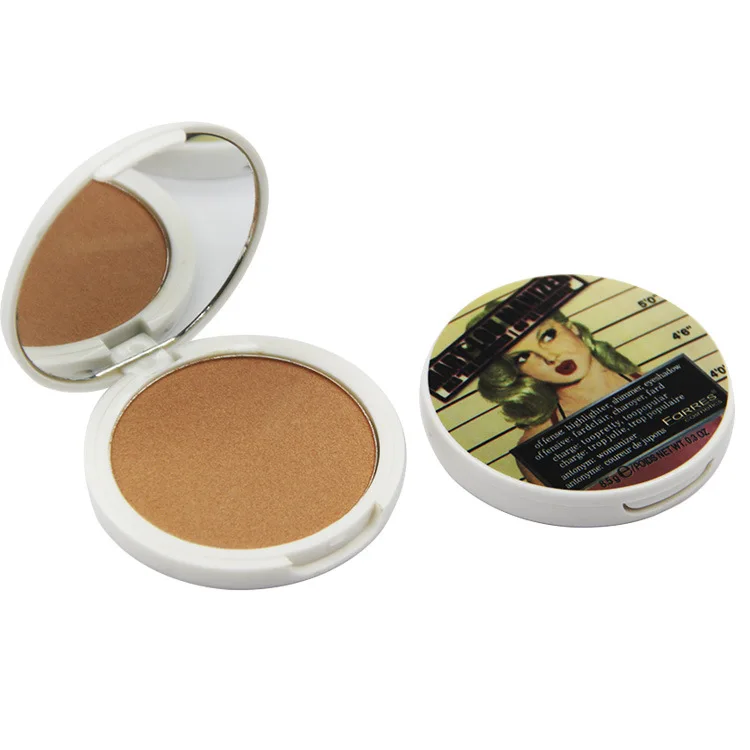 Farres читая Порошок Shimmer Blush бронзатор Маркер палитра отбеливатель лицо Выделите