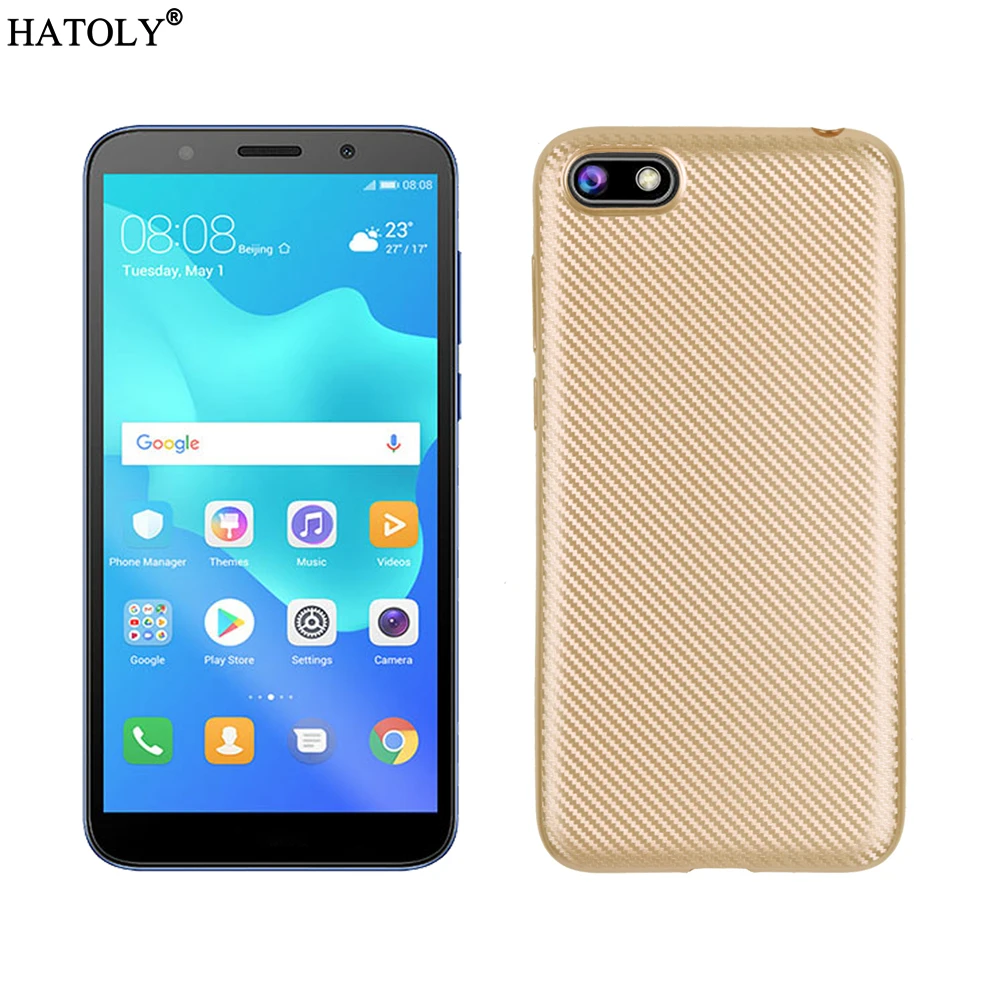 For Huawei Y5 Prime 2018 Case TPU Rubber Armor Shell Protective Phone Cover | Мобильные телефоны и аксессуары