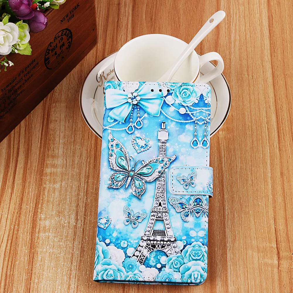 Luxury Flip Painted Book Case Cover Shell for Huawei Honor 10 Lite 8A Y6 P Smart Leather Wallet Phone Bag for Mate 20 Lite