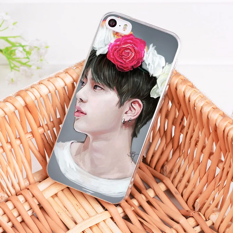 Laumans Популярные Star арт BTS Прозрачный чехол для Apple iPhone 8 7 6 S Plus X 5 5S SE 5C 4 4S крышка |