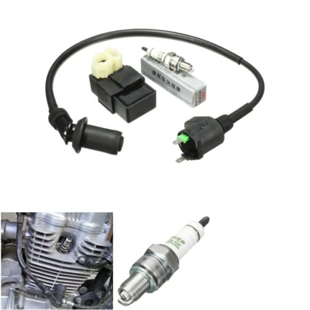 Катушка зажигания Knight производительность + AC CDI коробка для свечей GY6 50cc 150cc 139QMB
