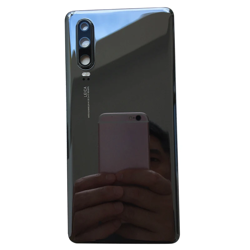 Стеклянная задняя крышка ZUCZUG 3D для Huawei P30 Крышка батарейного отсека с объективом