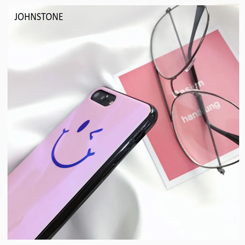 Luxury Blu-Ray Clear Case For Mobile Phone 8/8 plus 7/7 6/6s and 6 plus/6s Back Cover Coque Blue Light Ray Capinha New |