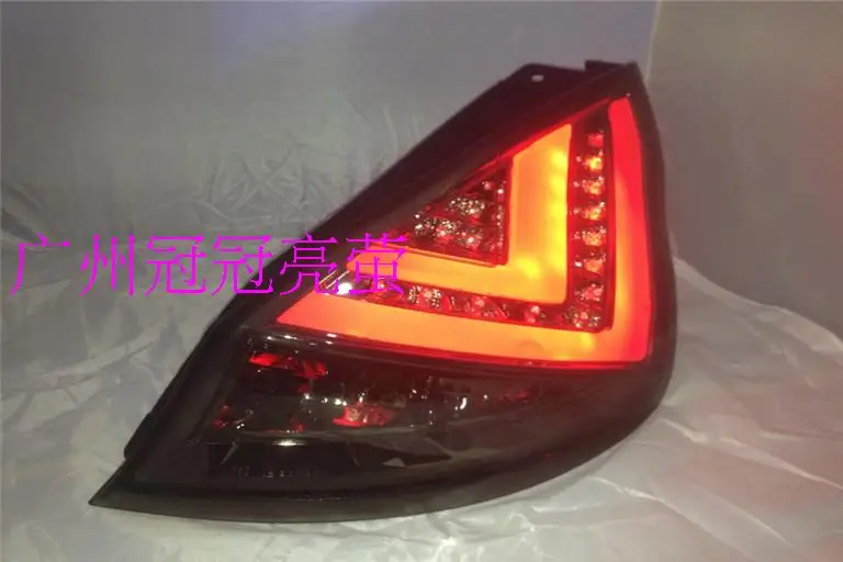 D_YL автомобильный Стайлинг для Ford Fiesta задние фонари 2009- Ford Fiesta светодиодный задний фонарь Altis DRL+ тормоз+ Парк+ сигнал