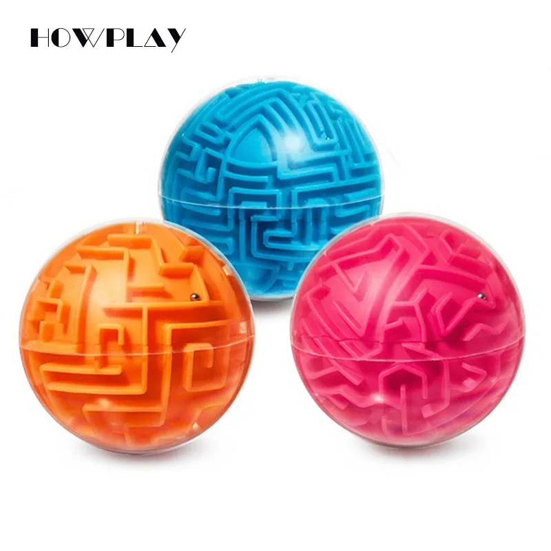HowPlay 3D лабиринт магический шар лабиринта мяч Souptoys игрушка подарок для детей