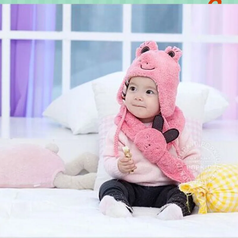 Новинка зимы 2017 модные детские шапочки и шапки с 5 звездами комплект шарфом