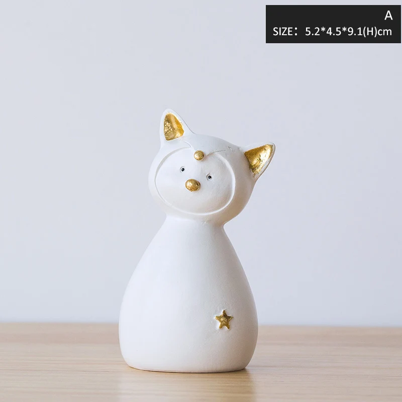 Фигурки из смолы Miz, подарок для детей, игрушки, аксессуары для украшения дома, рождественские украшения для дома, украшение для дома - Цвет: A