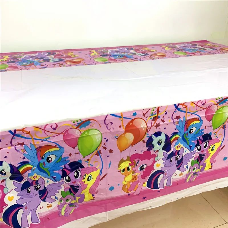 

41pcs/61pcs My Little Pony Birthday Party Decorations Supplies Tablecloth Cup Straw Gift Bag for Kids Favor Baby shower Birthday