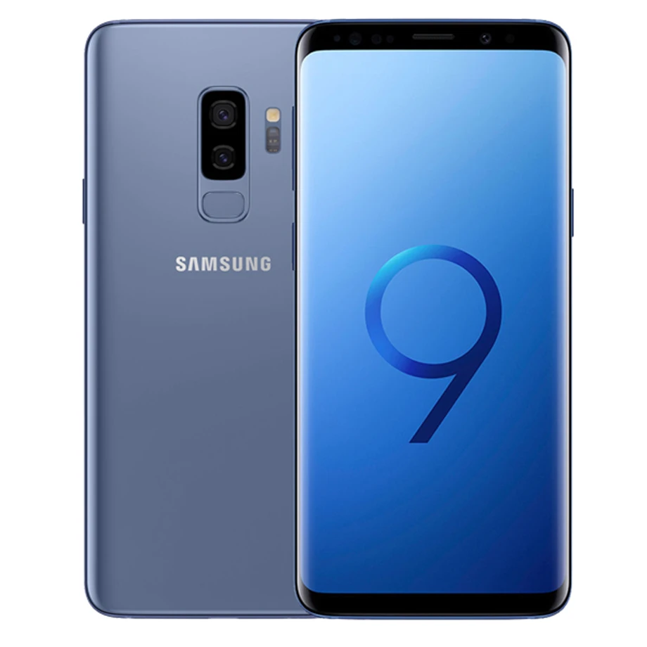 Samsung Galaxy S9+ Duos S9 Plus G965FD, две sim-карты, мобильный телефон Exynos, четыре ядра, 6,2 дюймов, двойной 12 МП, 6 ГБ ram, 64 ГБ rom, NFC