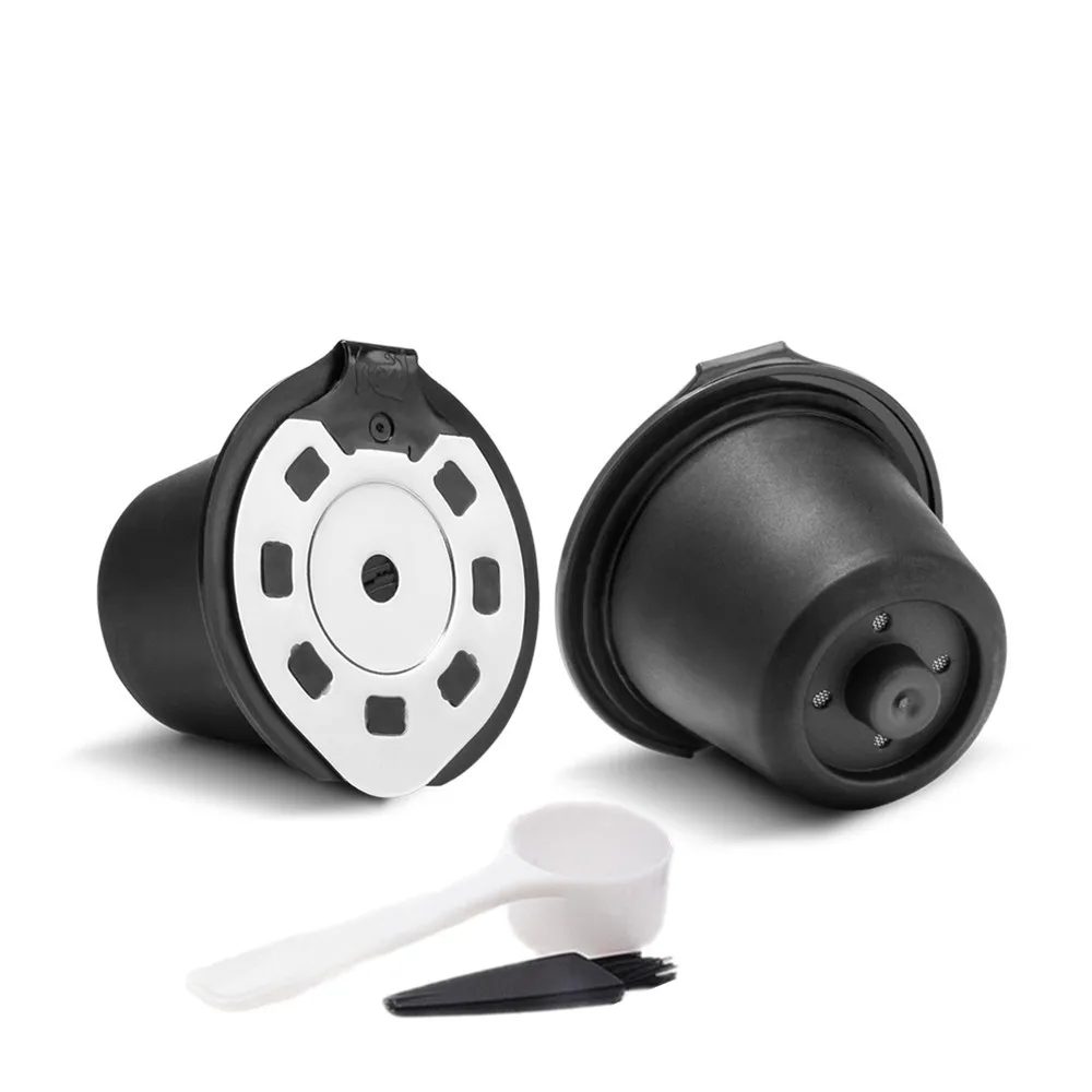 2 Plastic ICafilas многоразовые капсулы Nespresso многоразовые из нержавеющей стали и пластика фильтры для кофе эспрессо металлические кофейные чашки капсулы - Цвет: 2 Plastic
