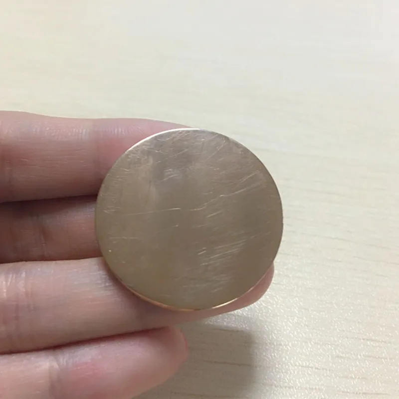 Высокое качество из нержавеющей стали 33 мм простая монета для самостоятельной