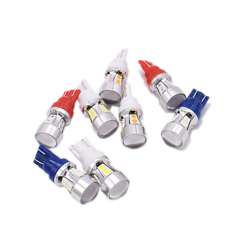 10 шт. T10 194 W5W SMD 3030 Canbus OBC безошибочные лампы Внутренние светодиодные DRL