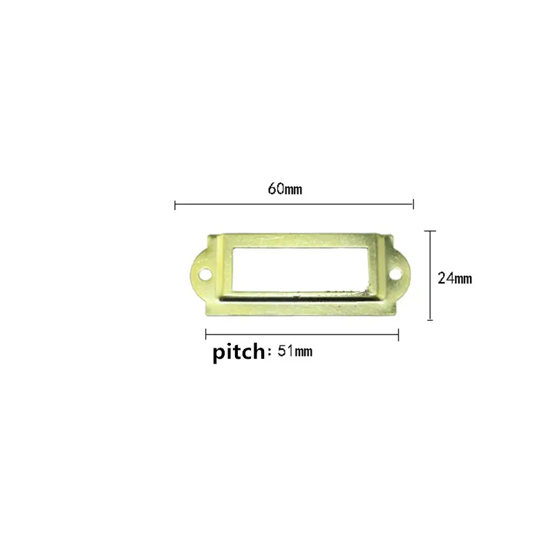 

Wholesale Furniture Metal Handle Drawer Cabinet Knob and Handle Kitchen Cupboard Label Cards Tag Card,60*24mm,50pcs