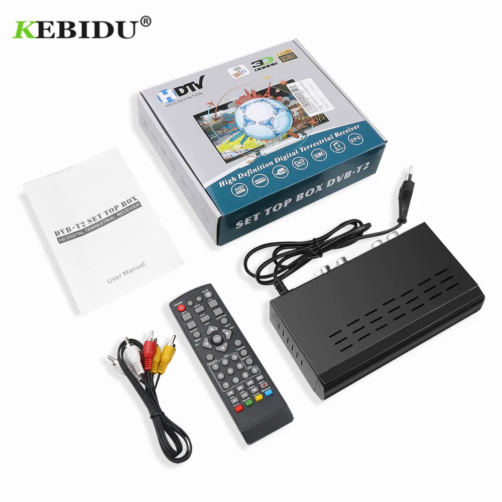 Спутниковый ресивер KEBIDU M2 DVB T/T2 HD цифровой ТВ тюнер приемник MPEG T2 H.264 для эфирного T