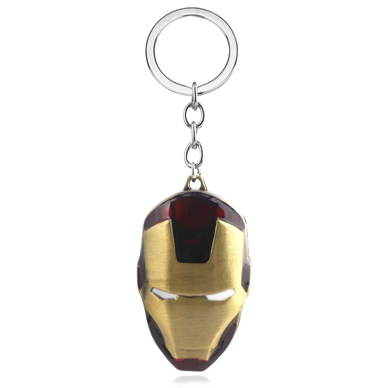 Светло-голубой SG железный человек перчатка брелок Marve l Мстители Endgame Thanos Infinite power Gauntlet металлические брелки для мужчин фанатов Сувенирные ювелирные изделия - Цвет: Светло-голубой