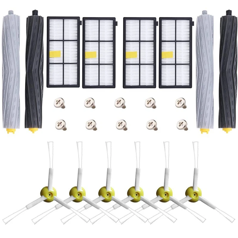 Replacement Kit For Irobot Roomba 800 900 Series 805 860 870 871 880 890 960 980 Robotic Vacuum Cleaner Accessory With 4 Rolle | Бытовая