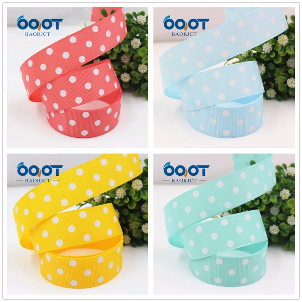 OOOT BAORICT 1762213, горошек корсажная лента, 25 мм, 10 ярдов лента для шитья, DIY головной убор аксессуары ручной работы материал