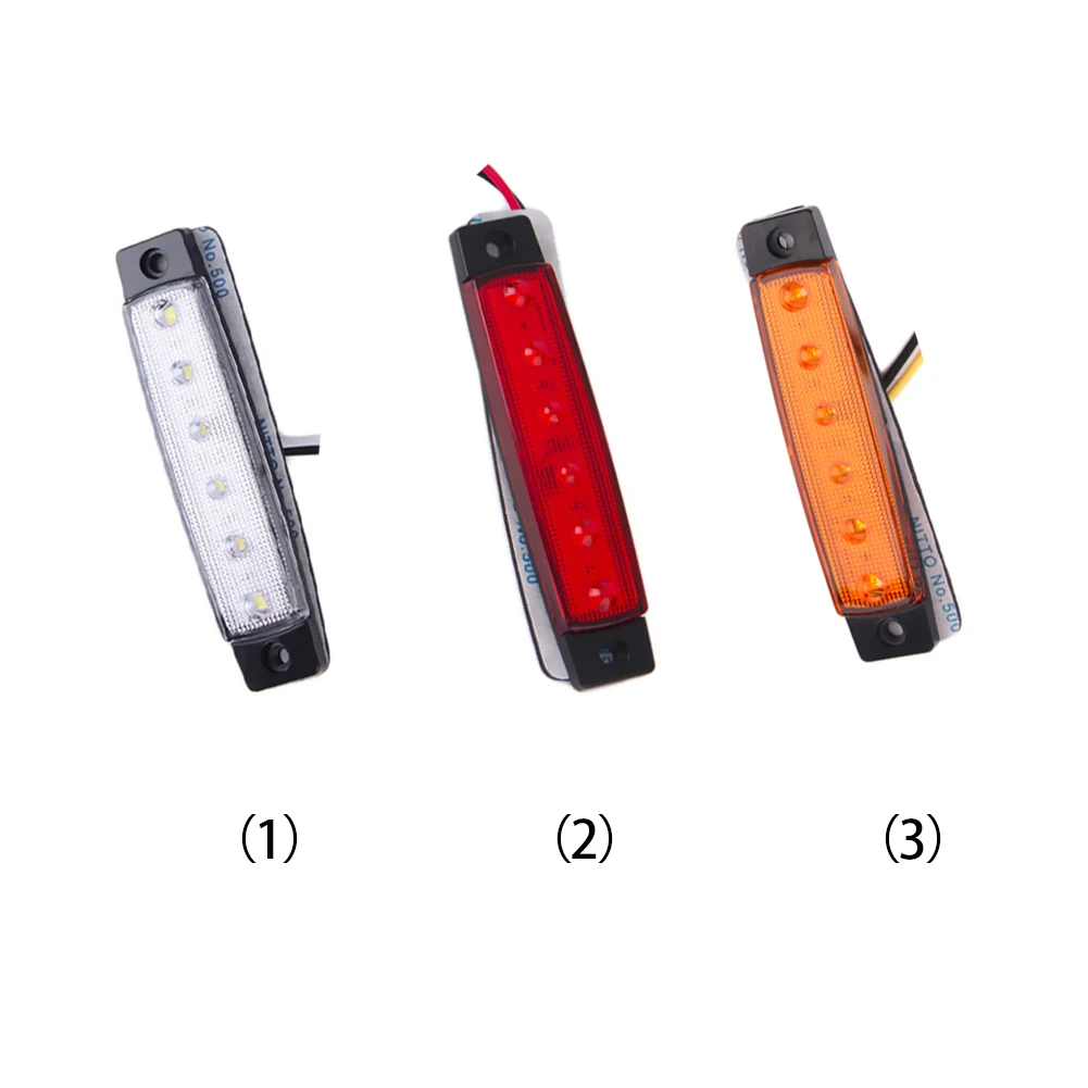 Водонепроницаемый 6 светодиодный автомобильный прицеп боковой габаритный