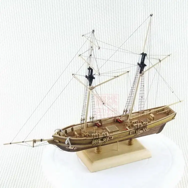 Новый масштаб 1/70 ультра звуковая Модель двигателя корабль Baltiomore шхуна лазерная