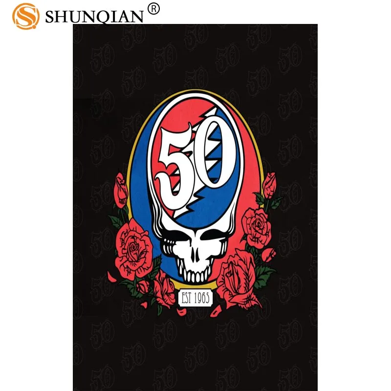 Grateful Dead Canvas Poster Home Decor Custom Cloth Posters 20X30cm 27X40cm 30X45cm Best Gift DIY Fabric | Дом и сад