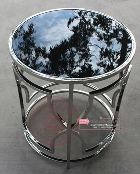 Маленький чайный столик из нержавеющей стали с позолотой|small tea table|stainless steel