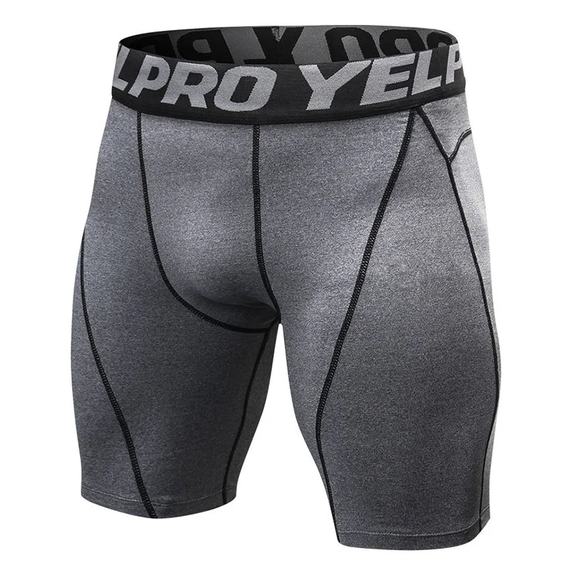 Новинка Мужские Спортивные Компрессионные Шорты Брюки спортивные дышащие