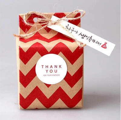 

Free shipping red black THANK YOU round sealing paster decorative sticker gift packing decoration stickers favors