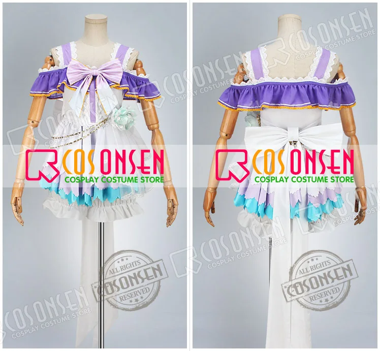 COSPLAYONSEN Love Live! Платье для косплея Hanayo Koizumi белое платье пробуждения ко Дню Святого