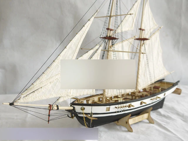 Масштаб 1/100 Halcon1840 модель комплект корабля дерево парусный лазерная резка лодка