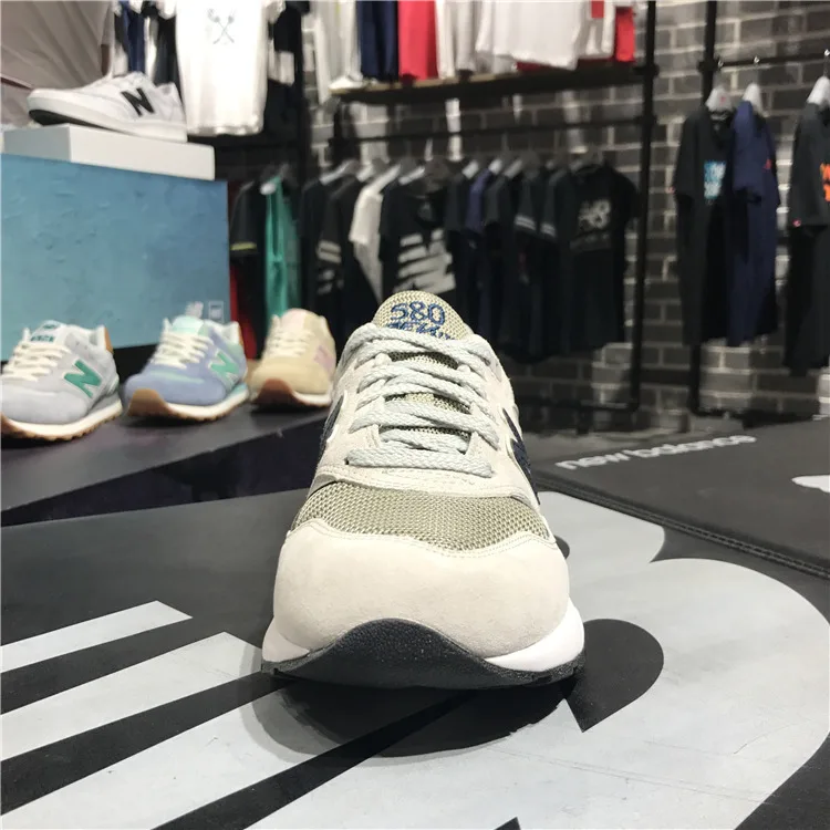 New Balance/nb 580 Мужская обувь для бега женская обувь для отдыха кроссовки Mrt580ds/nv/gy/gk
