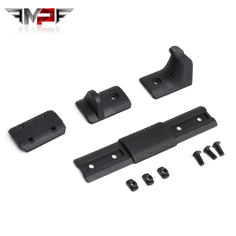 

WADSN 4 Pcs/set Airsoft Front Hand Stop Kit Hunting Rifle Tactical Ar 15 Handguard Rail Cover for MLOK Keymod Picatinny