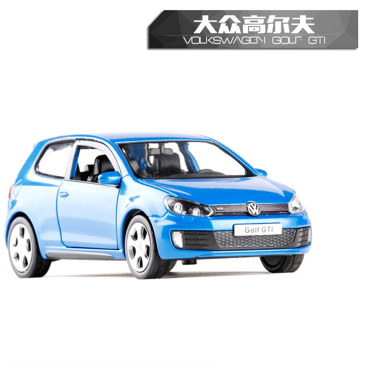 Модель автомобиля из сплава с высокой симуляцией RMZ city 1/36 VW Golf GTI MK6 литый