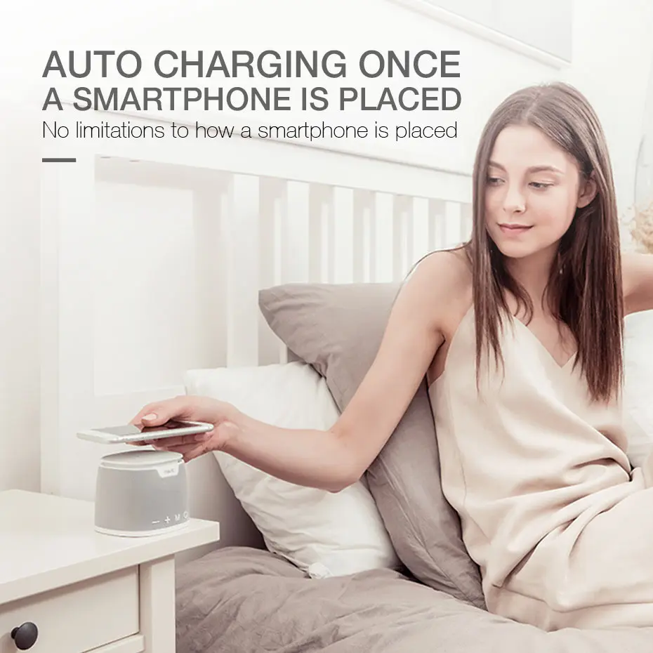 HAVIT Bluetooth Динамик Беспроводной Зарядное устройство бас с Qi зарядного устройства