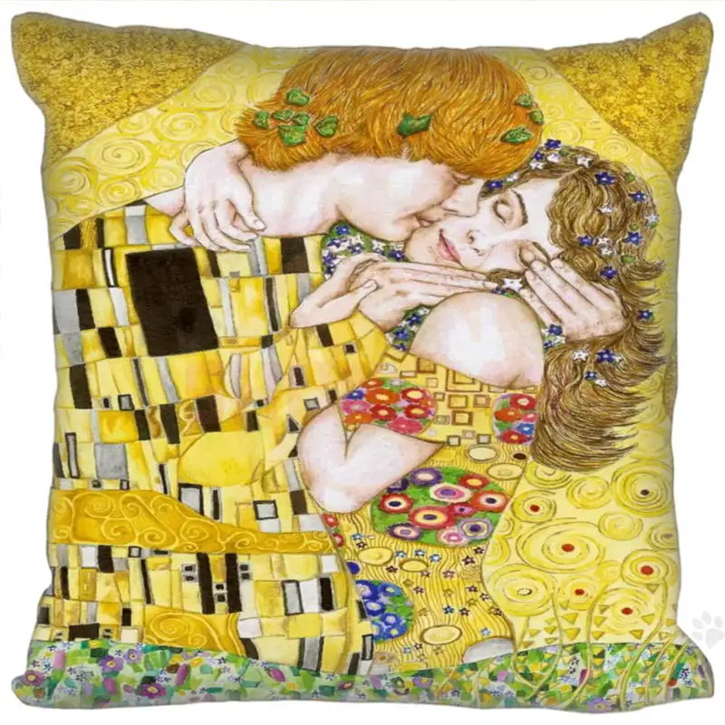Хит продаж чехол для подушки Gustav Klimt изготовленный на заказ двусторонняя Прямая