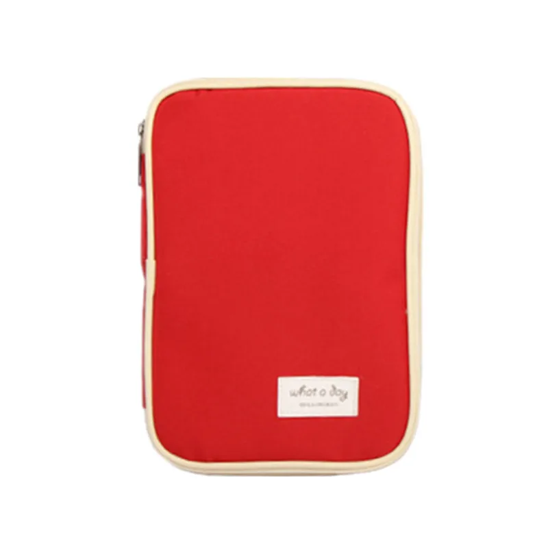 Высокое качество, дорожные держатели, многофункциональные сумки, кошелек для паспорта, кредитная карта, посылка, ID держатель, дорожная сумка для хранения - Цвет: red
