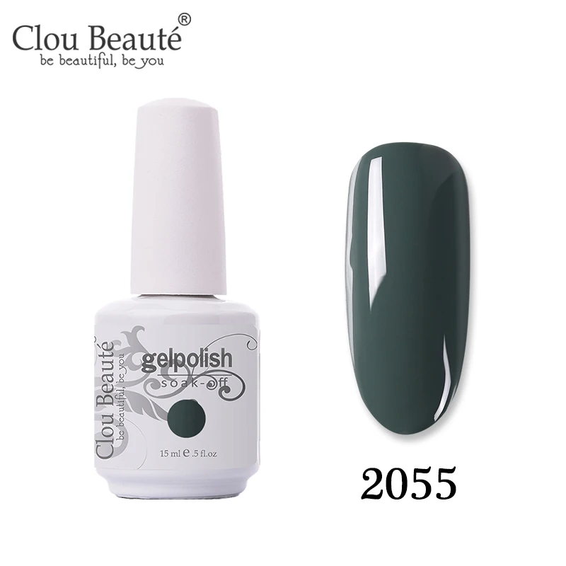 2055 Clou Beaute 131 цвет праймер гель лак замачиваемый УФ светодиодный Гель-лак для ногтей Полупостоянный Гель-лак Vernis набор УФ Гибридный гвоздь искусство - Цвет: 2055
