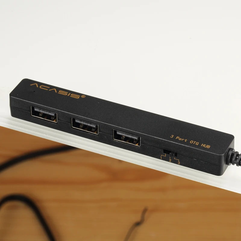 Высокое качество ACASIS H027 3 порта OTG Micro USB концентратор USB2.0 адаптер для зарядки