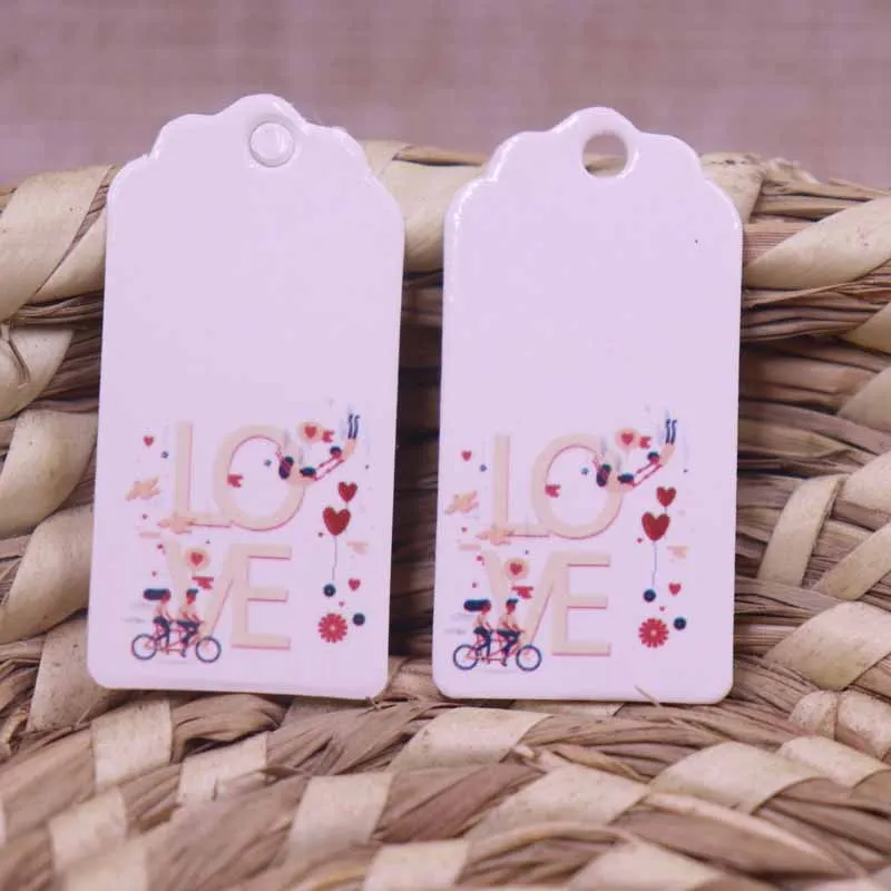 100card same as pic Новинка, 100 шт, спасибо, ювелирная посылка, бумажные открытки, ожерелье/серьги/украшения для волос, бирка, карта, фиолетовый цветок, стильный - Цвет: 100card same as pic