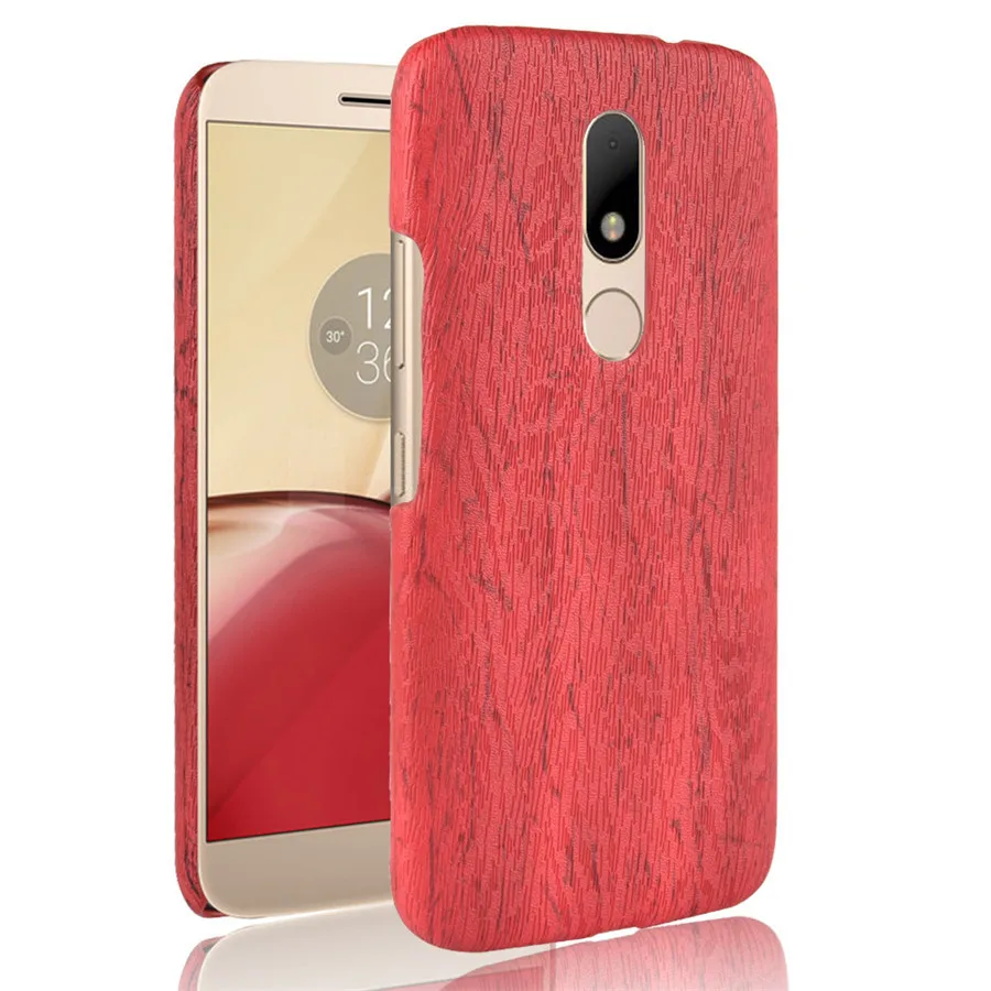 Чехол HOTSWEI для Motorola Moto M 5 дюйма тонкий чехол из древесной кожи жесткий пластиковый