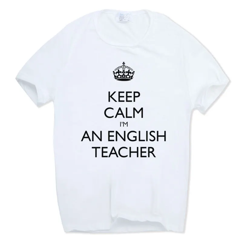 Мужская и женская футболка азиатского размера с принтом Trust Me I'm A Teacher забавная