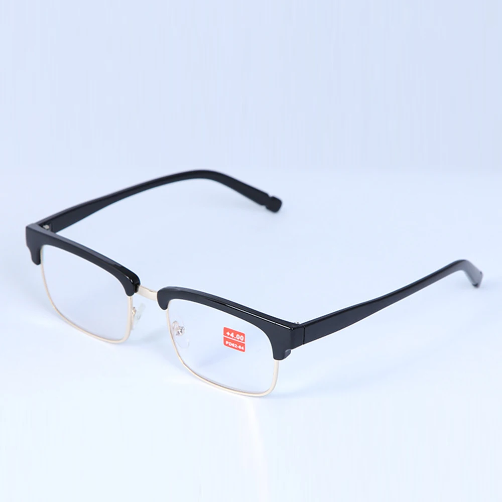 Классические оптика линзы с покрытием для бровей квадратная черная рамка Для